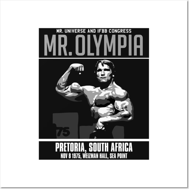 Mr Olympia 1975 Wall Art by inkstyl